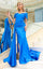 Prom Dresses Fitted Lomg Formal Evening Prom Dress Royal
