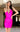 Cocktail Dresses Fitted Homecoming Short Cocktail Dress  Fuchsia