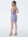 Cocktail Dresses Short Homecoming Sequin Print Cocktail Dress Lilac