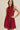 Cocktail Dresses Short Mock Neck Burn Out Velvet Dress Burgundy