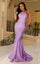 Prom Dresses Long Fitted Formal Prom Evening Dress Lilac