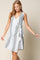 Cocktail Dresses Short Sleeveless Wrap Dress Black