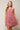 Cocktail Dresses Short Mixed Lace High Neck Shift Dress Dry Rose