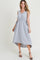 Cocktail Dresses Semi Formal Sleeveless V Neck Dress Grey
