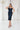 Cocktail Dresses Short Fitted Metallic Bodycon Cocktail Dress Navy