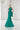 Formal Dresses Beaded Long Floral Lace Applique Formal Evening Dress Emerald