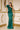 Formal Dresses Long Fitted Formal Ruffled Peplum Evening Dress Emerald