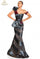 Prom Dresses Mermaid Ruffle Long Formal Prom Dress Slate