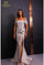 Formal Dresses Fitted Long Formal Slit Evening Dress Peach Gold