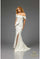 Formal Dresses Fitted Long Formal Slit Evening Dress  Sage Gold
