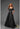 Formal Dresses Pleated Long Formal Beaded Evening Dress Black