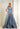 Formal Dresses Pleated Long Formal Beaded Evening Dress Slate