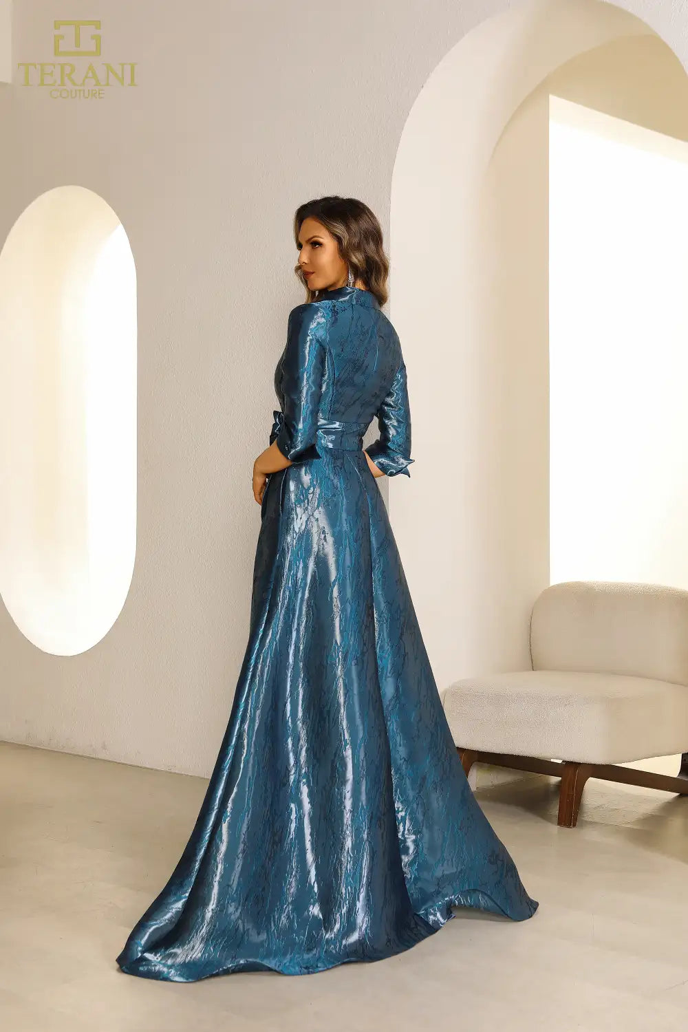 Mother of the Bride Dresses A Line Long Mother of the Bride Formal Dress Blue
