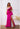 Prom Dresses Prom Long Fitted Slit Evening Formal Dres Fuchsia White