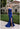 Prom Dresses Pleated Prom Long Slit Formal Dress Navy