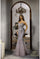 Prom Dresses Prom Long Fitted Formal Beaded Prom Dress Rose Silver