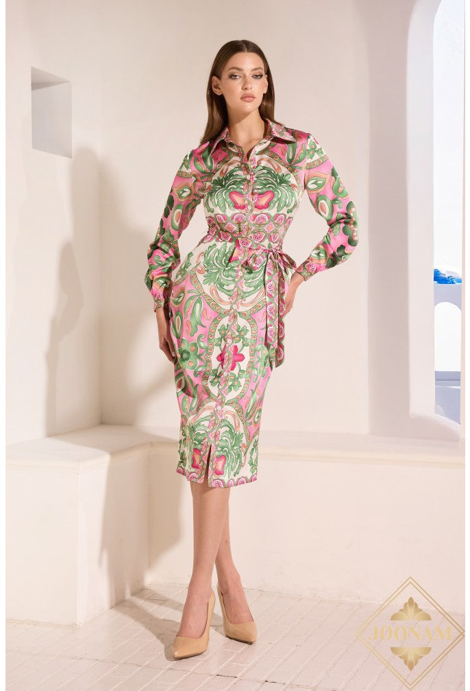 Cocktail Dresses Short Homecoming Floral Mini Cocktail Dress Pink