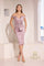 Cocktail Dresses Short Fitted Bodycon Cocktail Dress Mauve