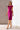 Cocktail Dresses Fitted Short Beaded Cocktail Dress Magenta