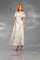 Cocktail Dresses Tea Length Floral A Line Cocktail Dress Silver Lt Green