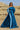 Formal Dresses Fitted Long Evening Formal Dress Blue Denim