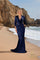 Mother of the Bride Dresses Two Piece Long Mother of the Bride Dress Navy
