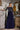 Mother of the Bride Dresses Long Formal Metallic Lace Evening Dress Navy