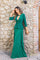 Mother of the Bride Dresses Long Sleeve Formal Two Piece Evening Dress Emerald