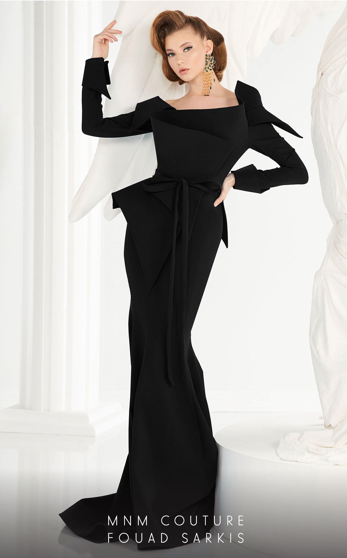 Formal Dresses Fitted Long Mermaid Formal Dress Black