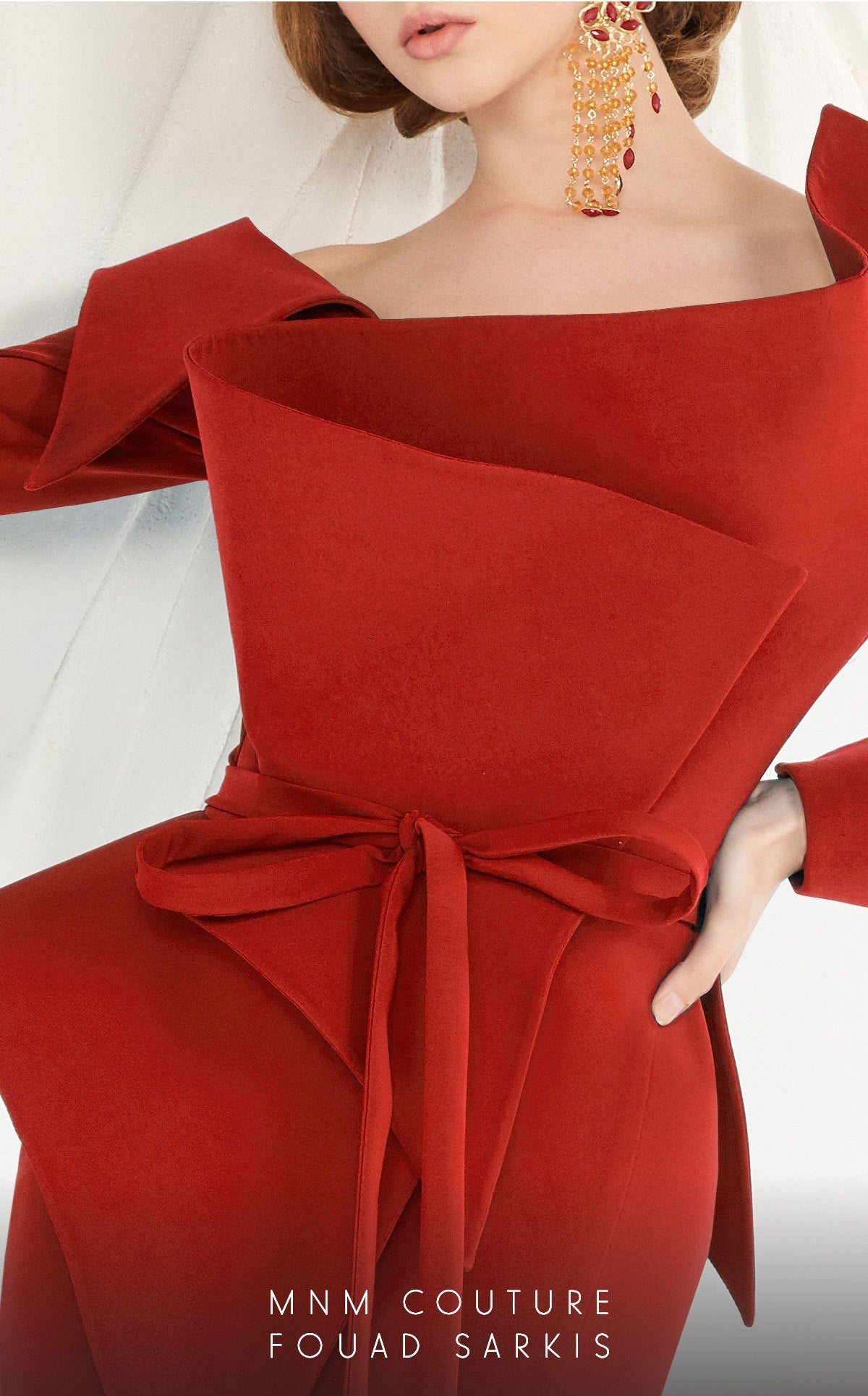 Formal Dresses Fitted Long Mermaid Formal Dress Red