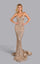 Prom Dresses Fitted Long Formal Sequin Prom Dress Gold