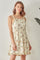 Cocktail Dresses Short Floral Merrow Ruffle Dress Ivory