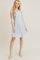 Cocktail Dresses Short Sleeveless Frilled Strap Dress Ice Blue