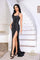 Prom Dresses Prom Fitted Slit Long Formal Beaded Dress Black