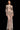Prom Dresses Long Sleeve Fitted Long Formal Prom Dress Nude/Gold