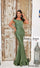 Prom Dresses Long Mermaid Formal Pleated Prom Dress Olive