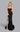 Prom Dresses Fitted Long Formal Evening Slit Prom Dress Black
