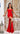 Prom Dresses Fitted Long Formal Evening Slit Prom Dress Red
