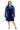 R&M Richards 2641W Short Plus Size Velvet Dress