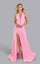 Prom Dresses Prom Long Formal Pleated Dress Bubble Gum