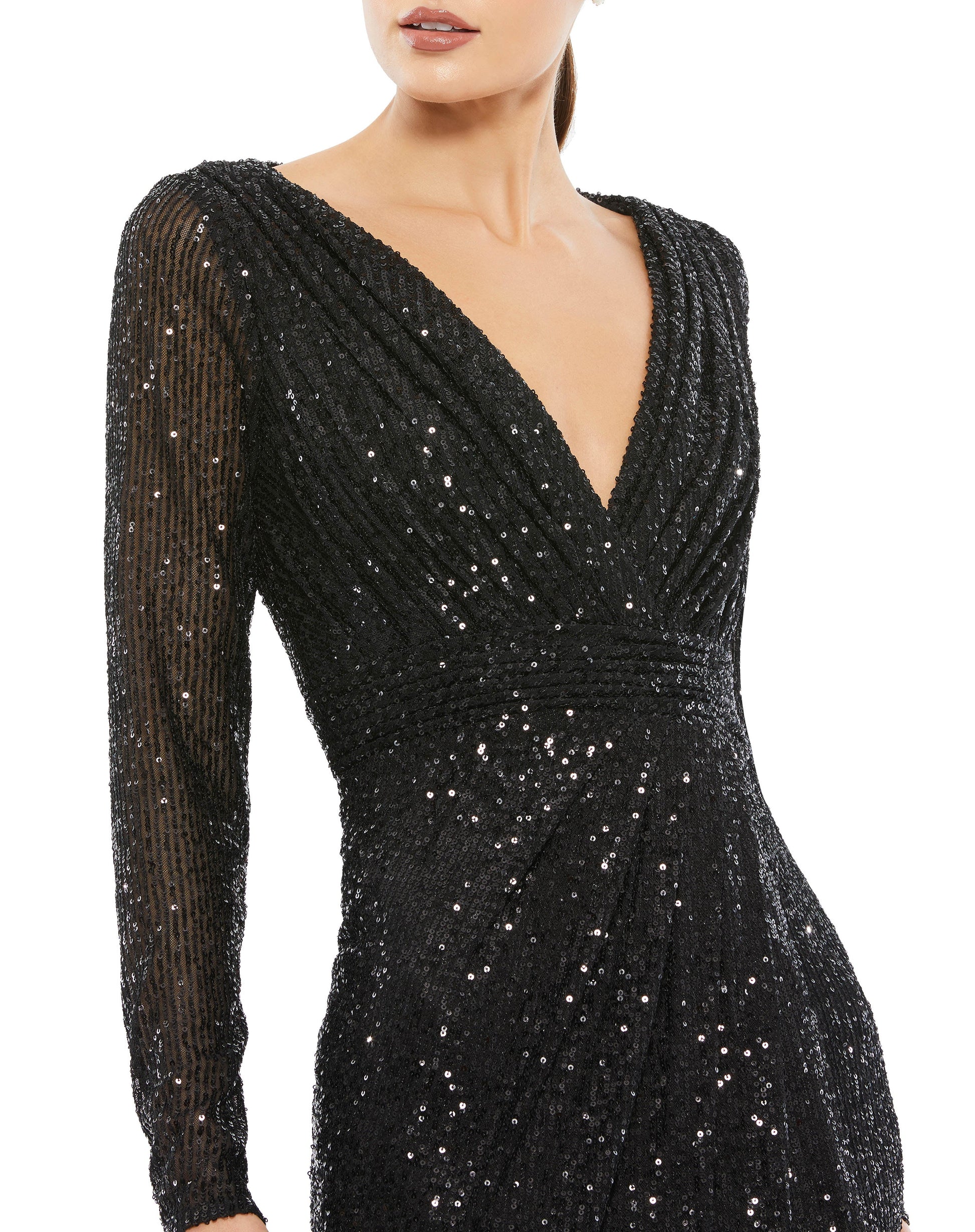 Formal Dresses Prom Long Sleeve Formal Dress Black