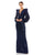 Formal Dresses Long Sleeve Sequin Evening Formal Dress Midnight