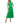 Cocktail Dresses Pleated Midi Length A Line Cocktail Dress Kelly Green