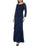 Mother of the Bride Dresses Long Two Piece Formal Lace Tier Dress Navy