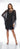 Cocktail Dresses Sheer Overlay Sleeveless  Short Sheath Dress Black