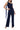 Jumpsuit Long Formal Cape Jumpsuit  NAVY