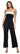 Jumpsuit Strapless Wide Leg Jumpsuit Black Ivory