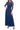 Mother of the Bride Dresses Long Embellished Bodice Pleated Waist Dress Navy