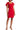 Cocktail Dresses Short Capelet Sleeve Cocktail Dress  RED