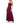 Formal Dresses Long Strapless Crepe Dress Wine
